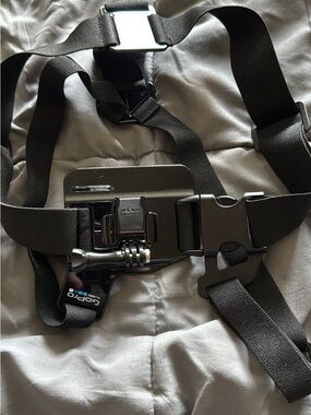GoPro Black Chest Mount Harness with Quick-Release Buckle